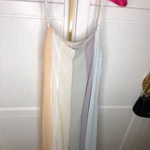 Maxi pastel dress